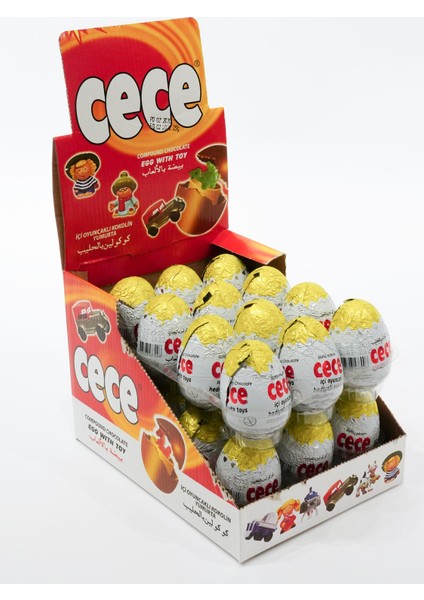 Oyuncaklı Yumurta Çikolata 24 Lü