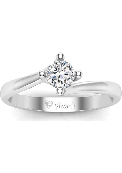 0.40 Karat G Renk Uluslararası Sertifikalı Pırlanta Tektaş Yüzük modelleri