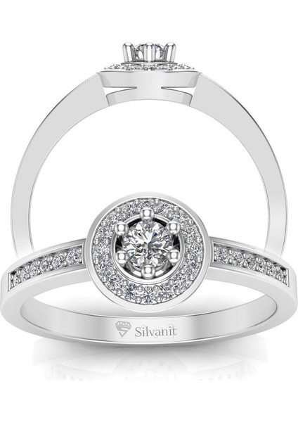 0,20 Karat Pırlanta Fantezi Yüzük