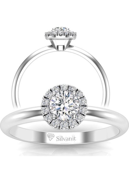 0,40 Karat G Renk Uluslararası Sertifikalı Pırlanta Yüzük