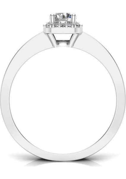 0,45 Karat G Renk Uluslararası Sertifikalı Pırlanta Tektaş Yüzük fırsatları