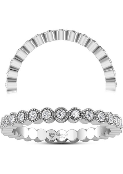 0,20 Karat Pırlanta Tamtur Yüzük