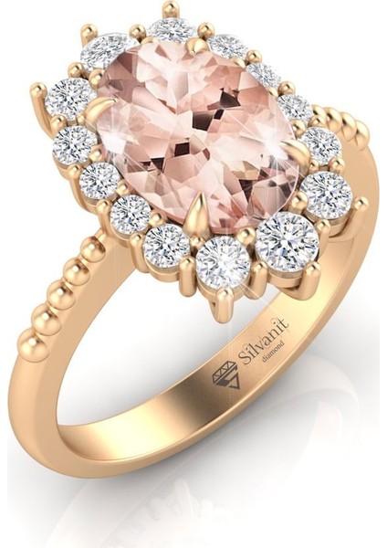 Morganite Pırlanta Yüzük fiyatları