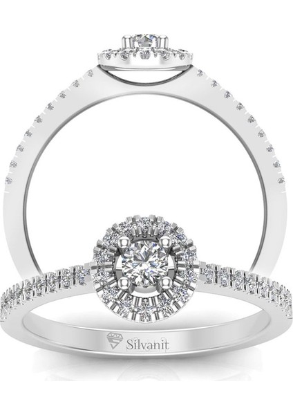 0,20 Karat Pırlanta Fantezi Yüzük