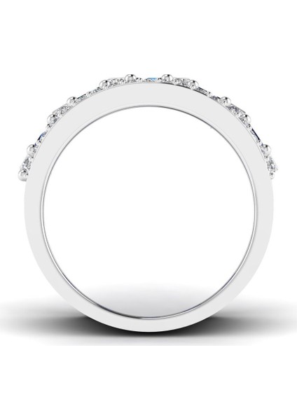 1,60 Karat Pırlantalı Safir Yüzük modelleri