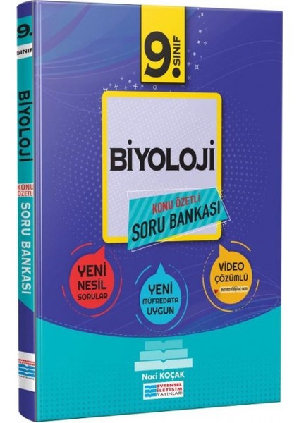 9.Sınıf Biyoloji Soru Bankası