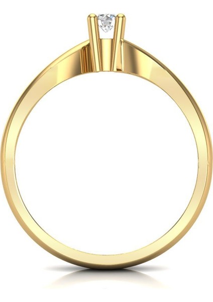 0,12 Karat Pırlanta Tektaş Yüzük fırsatları