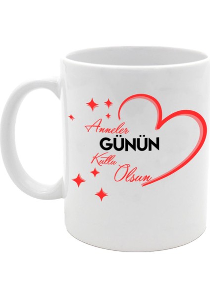 Anneler Gününe Özel Kupa & Gümüş Kaplama Mikail Melek Kolye