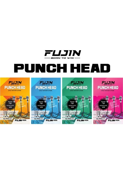 Punch Head Jighead Fj-Ph #1/0