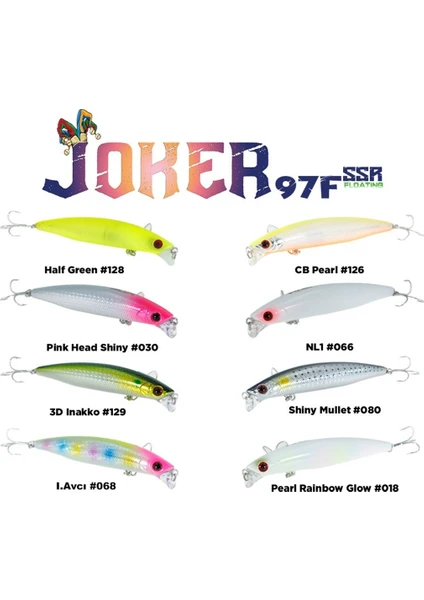 Joker 97MM 13.7gr Ssr Floating Maket Balık