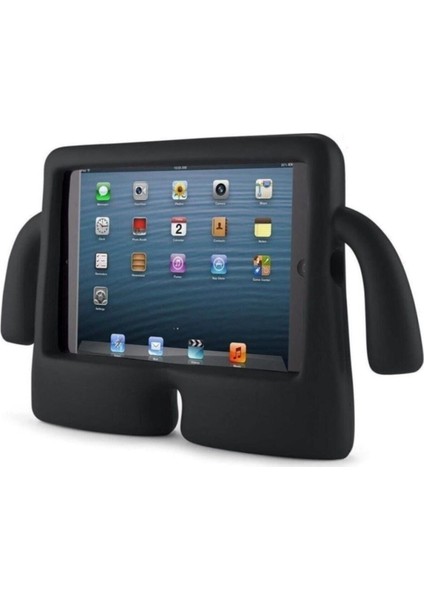 Apple iPad 10.2 Ibuy Standlı Eğlenceli Çocuk Kılıf Kids Case Ibuy Stand 10.2 8.nesil Siyah