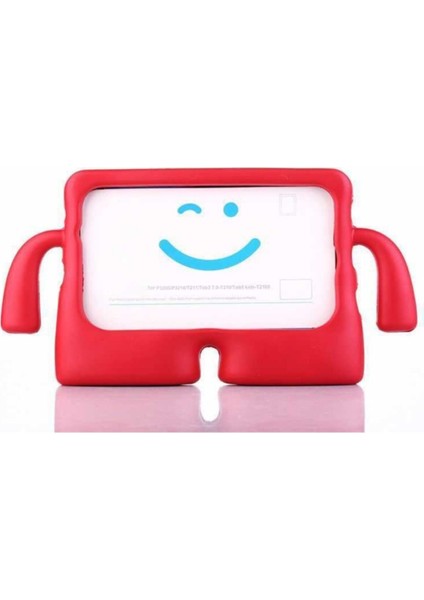 Apple iPad Pro 10.5" 7.nesil Ibuy Standlı Eğlenceli Çocuk Kılıf Kids Case Ibuy Stand 10.5" 7.nesil Kırmızı