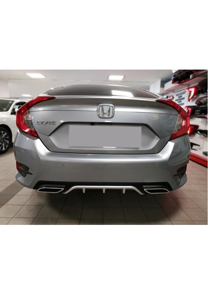 Honda Civic Fc5 2017 ve Sonrası Difüzör -2 Egzozlu Difrizör- fiyatları