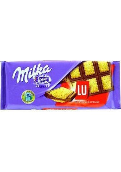 Mılka Lu Bıskuvılı Cıkolata 80 gr
