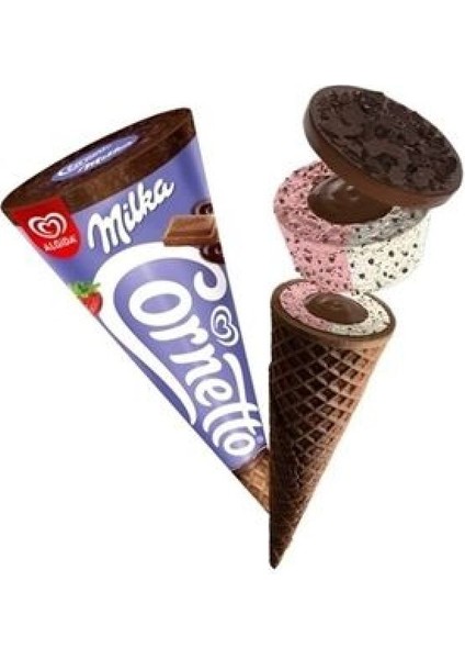 Cornetto Disc Milka 140 ml