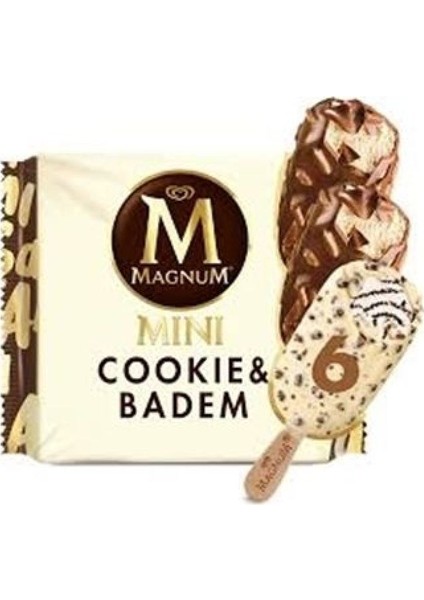 Mini Cookie & Badem 6'lı