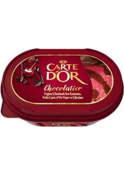 Algida Carte D"or Chocolatier Vişne 750 Ml