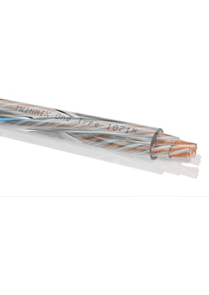 Twinmix One M 2x3,0mm Transparan Hoparlör Kablosu (Metrelik)