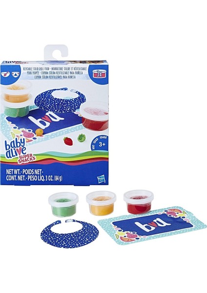 C2727 Baby Alive Super Snacks Yedek Mama Paketi /+3 Yaş