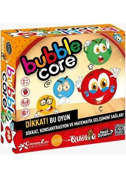 Bubble Core Tombul Baloncuklar Konsantrasyon ve Matematik Oyunu