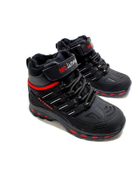 1946 Trekking Çocuk Bot - Siyah Kırmızı - 33 fiyatları