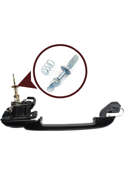 V1BDP48 VW Vento 1H2 1992-1998 İçin Ön Kapı Kilidi Tamir Takımı 56.5 mm 1H0837223B fiyatları