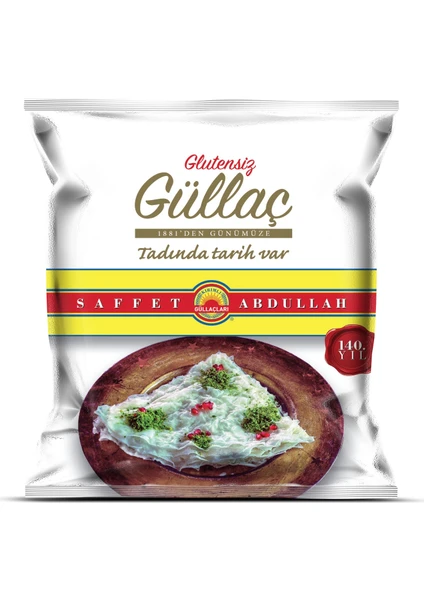 Saffet Abdullah Glutensiz Mini Güllaç 100 Gr 2'li paket