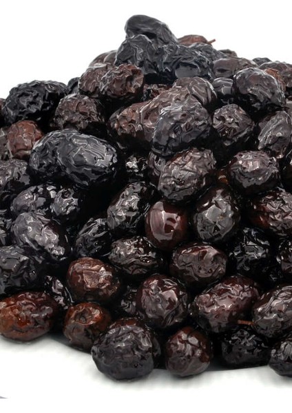 Çok Az Tuzlu Gemlik Kuru Sele Siyah Zeytin (%2-3 Tuzlu) 1 kg