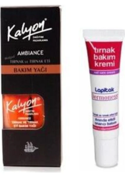 Tırnak ve Tırnak Eti Bakım Yağı + Lapitak Tırnak Bakım Kremi 15 ml