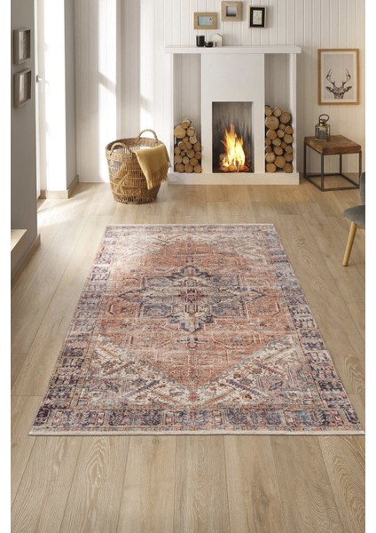 Angora Home  Vega Dekoratif Yeni Nesil Kilim4016 100X300 Dikdörtgen