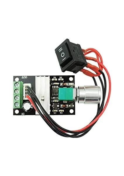 3-28V 3A Dc Motor Pwm Hız Kontrol Kartı - Reversible / Yön Değiştirebilen