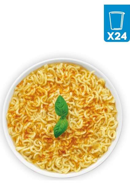 Indomıe Bardak Körili Noodle 60 gr x 24'lü