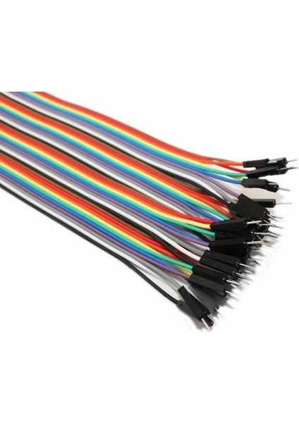 40 Pin Ayrılabilen Erkek - Dişi Jumper Kablo - 20 cm modelleri