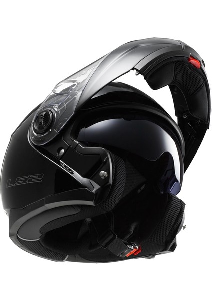 FF325 Strobe Parlak Siyah Kask