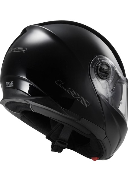 FF325 Strobe Parlak Siyah Kask