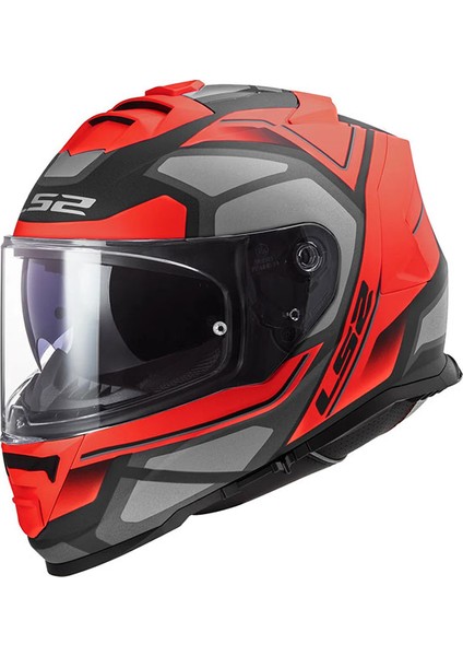 Storm Faster Mat Kırmızı-Tıtanıum Kask