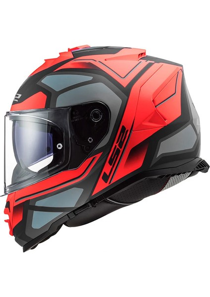 Storm Faster Mat Kırmızı-Tıtanıum Kask