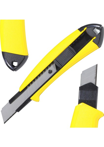Onaks VT875115 Kalın Plastik Maket Bıçağı Sarı 18 mm