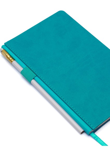 Goran Virando Çizgili Defter 13 x 21 cm Turkuaz modelleri