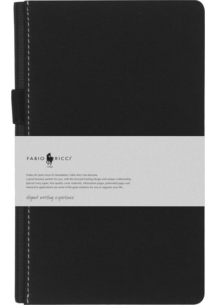 Goran Virando Kareli Defter 13 x 21 cm Siyah