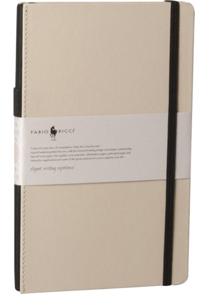 Goran Setalux Kareli Defter 13 x 21 cm Krem