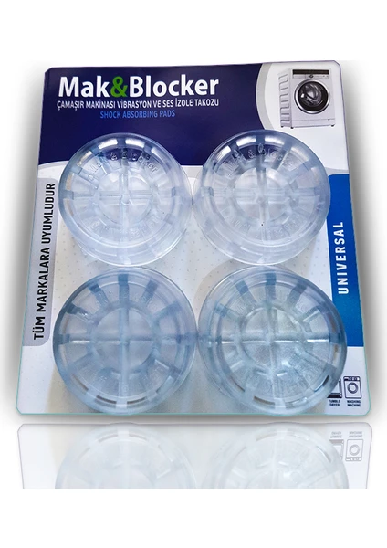 Mak & Blocker Titreşim Önleyici Ayak Çamaşır Makinesi