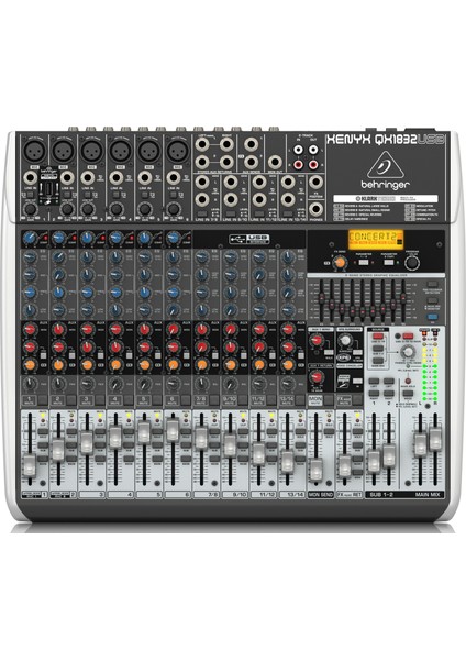 Xenyx QX1832USB 18-Kanal Analog USB Deck Mixer