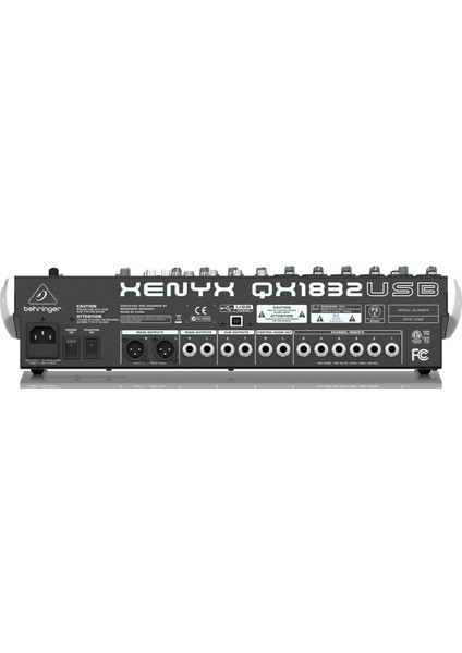 Xenyx QX1832USB 18-Kanal Analog USB Deck Mixer