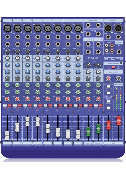 DM12 | 12-Girişli Analog Stüdyo & Live Mixer