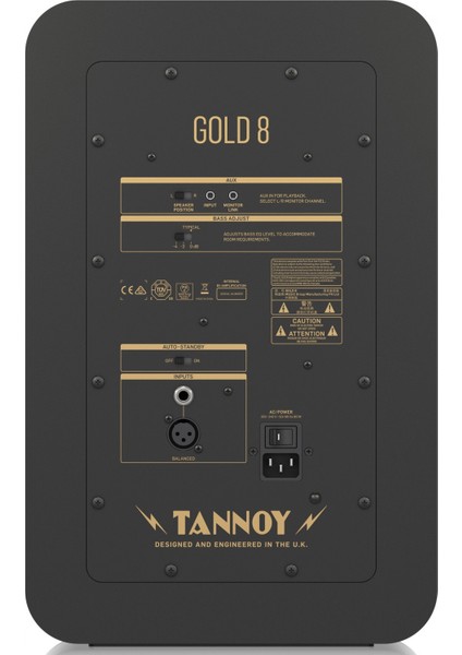Gold 8 | 8" Aktif Stüdyo Monitorü (Çift)