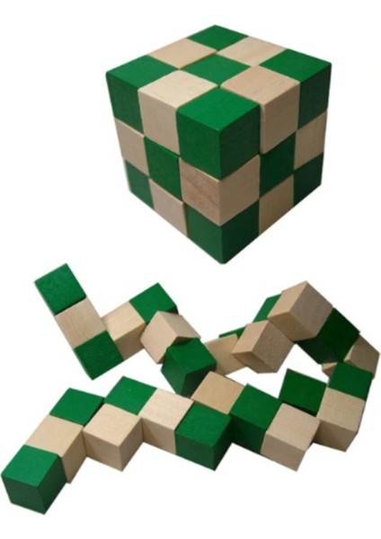 Wooden Toys Ahşap Zeka Egzersiz Küpü