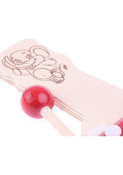 Wooden Toys Ahşap Eğitici Geliştirici Koordinasyon ve 5 Nota Gitar Selefon 2'li Set fırsatları