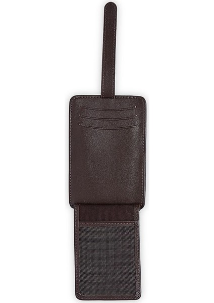 Kemer Detaylı Deri Kartlık - Kahverengi modelleri