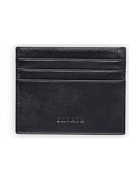 Deri Kartlık - Siyah